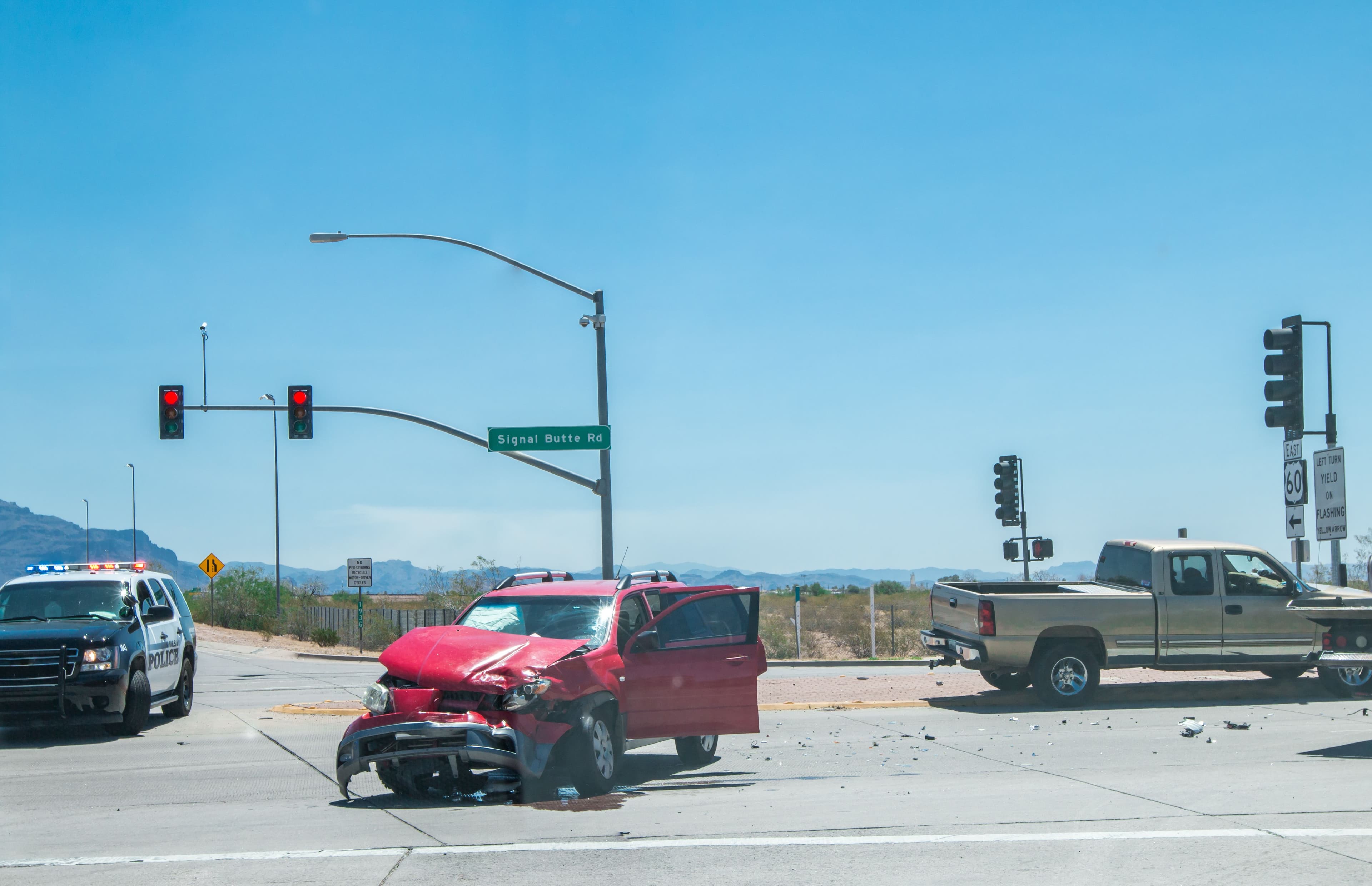 Intersection Car Accidents in West Chester, Pennsylvania